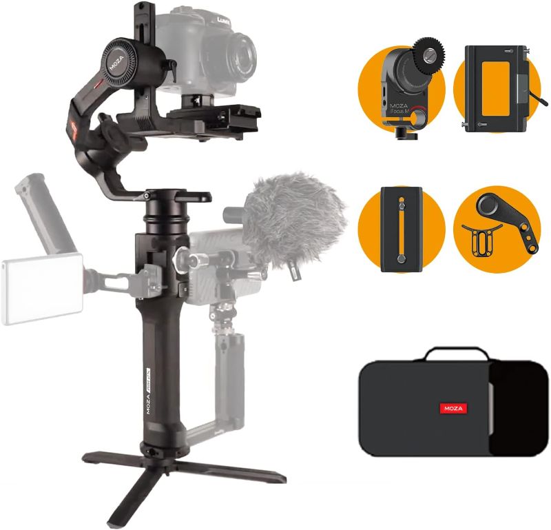 Photo 1 of MOZA Air 2S Stabilizer with iFocusM 3-Axis Handheld Gimbal One-Step Balancing Three Axis Lock Design 20h Running Time for filmmakers and Videographers
