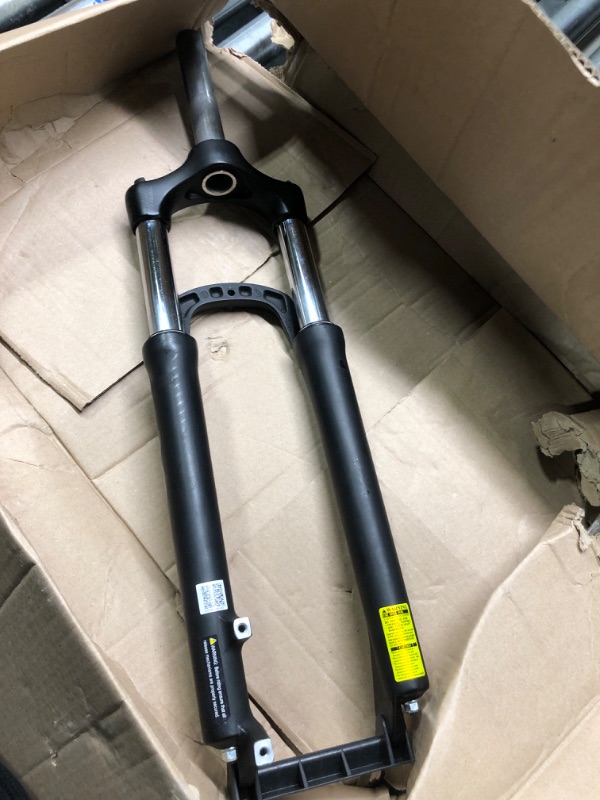 Photo 2 of BUCKLOS Mountain Bicycle Suspension Forks, 26/27.5/29 inch MTB Bike Front Fork with Preload Adjustment, 100mm Travel 28.6mm Threadless Steerer 27.5 inch