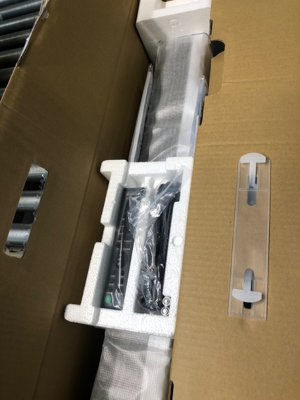 Photo 1 of Sony S100F 2.0ch Soundbar with Bass Reflex Speaker, Integrated Tweeter and Bluetooth, (HTS100F), easy setup, compact, home office use with clear sound black