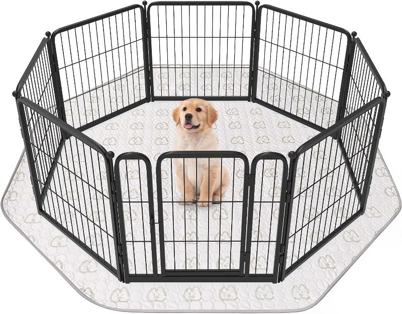 Photo 1 of 8 panel dog play pen 