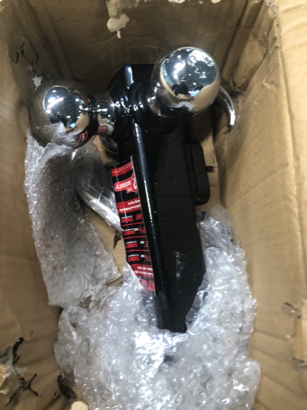 Photo 1 of Ayleid Trailer Hitch Tri-Ball Mount with Hook & Pin Balls Sized 1-7/8 inches, 2 inches & 2-5/16 inches, Hitch Ball,Tow Hitch,Black Ball B-Classic