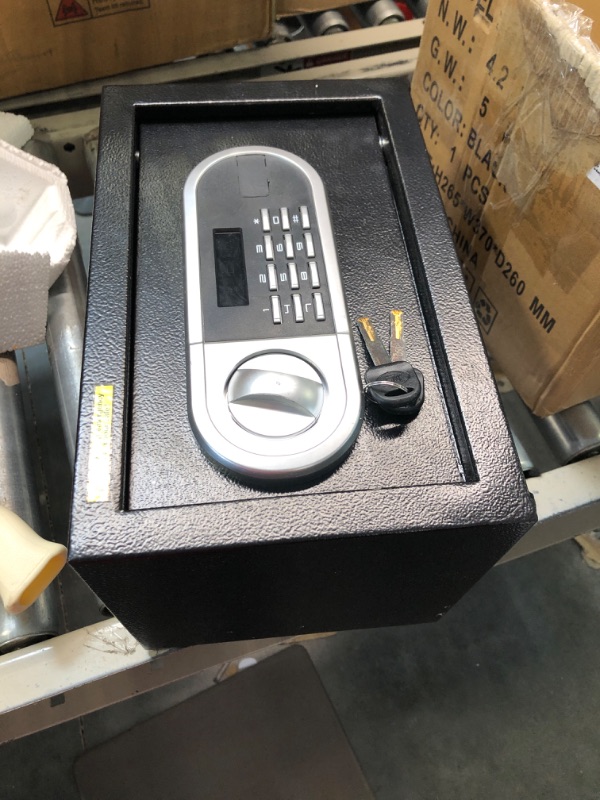 Photo 1 of Home Safe Fireproof Waterproof, Digital Security Safe Box with Combination Lock and Removable Shelf, Fireproof Document Safe for Home Money Firearm Medicines (25MD-6)