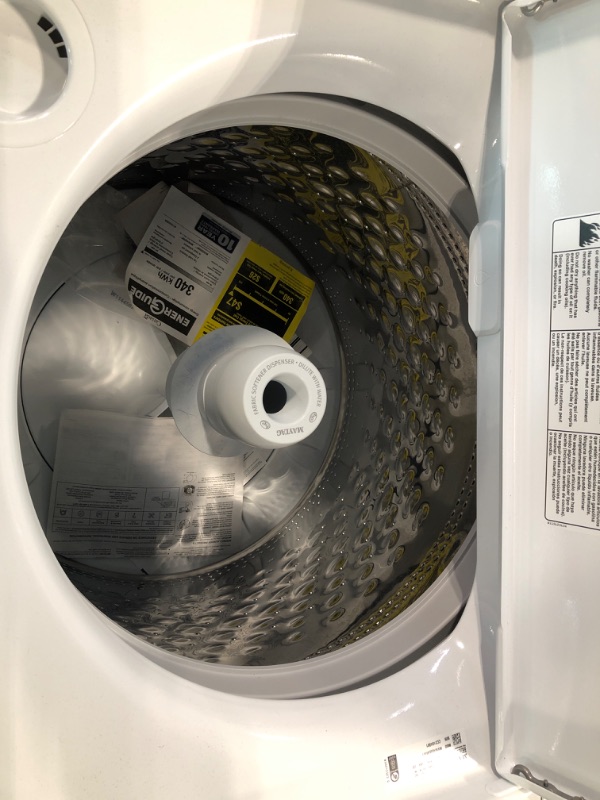Photo 1 of 4.5 cu. ft. Top Load Washer in White