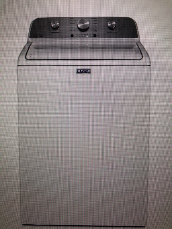 Photo 1 of 4.5 cu. ft. Top Load Washer in White