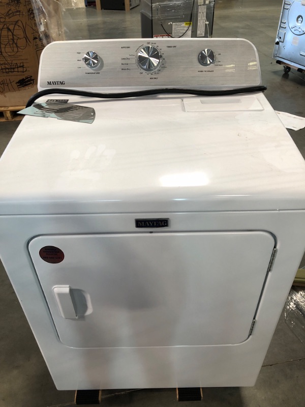 Photo 2 of Maytag 7.0 cu. ft. Vented Electric Dryer in White