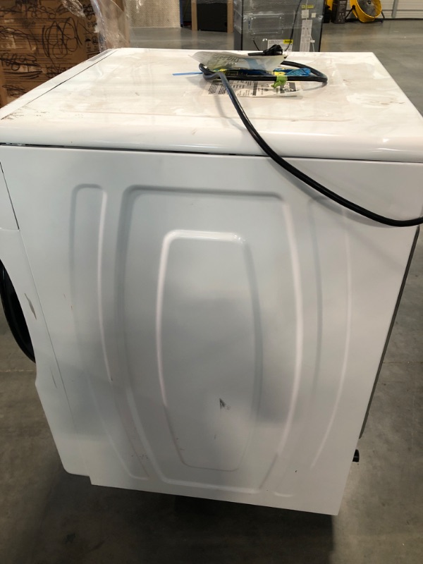 Photo 9 of Whrilpool 4.5 cu. ft. Front Load Washer with Steam, Quick Wash Cycle and Vibration Control Technology in White, ADA Compliant