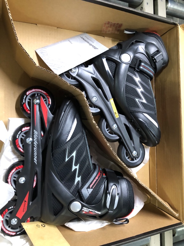Photo 3 of Bladerunner by Rollerblade Advantage Pro XT Men's Adult Fitness Inline Skate, Black and Red, Inline Skates 8