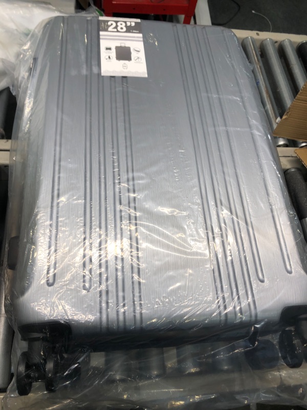 Photo 1 of Coolife Luggage Suitcase PC+ABS with TSA Lock Spinner Carry on Hardshell Lightweight 20in 24in 28in(sliver, S(20in_carry on)) sliver S(20in_carry on)