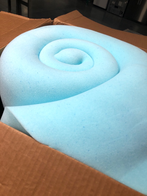 View 3 of ELEMUSE Dual Layer 4 Inch Memory Foam Mattress Topper King, 2 Inch Cooling Gel Memory Foam Plus 2 Inch Bamboo Pillow Top Cover, Comfort Support Back Pain Relief King White