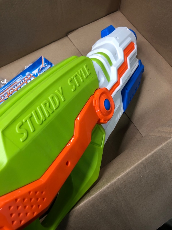 Photo 1 of LUDILO Water Gun for Adults, 2100CC Super Big Squirt Gun Water Soaker Blaster Long Range Water Shooter Squirter High Capacity Water Toys for Kids Teens Adults Swimming Pool Toys for Backyard Outdoor