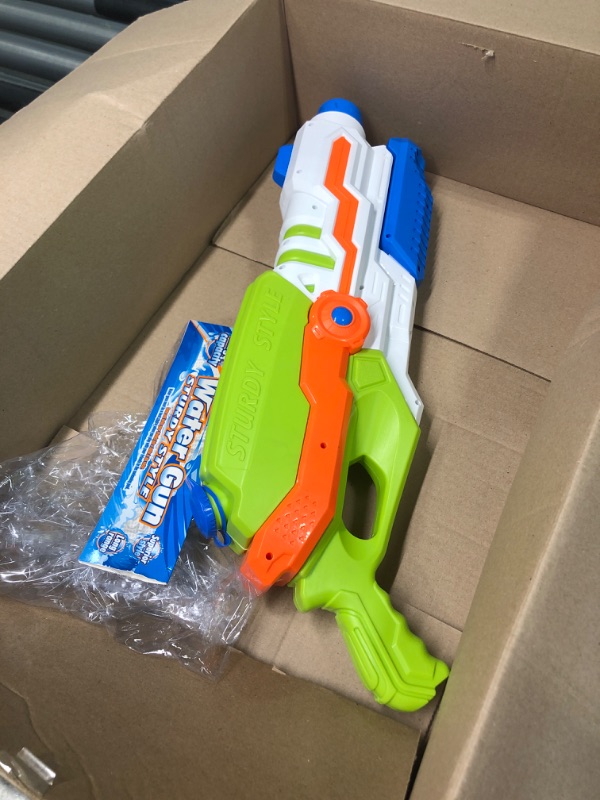 Photo 1 of LUDILO Water Gun for Adults, 2100CC Super Big Squirt Gun Water Soaker Blaster Long Range Water Shooter Squirter High Capacity Water Toys for Kids Teens Adults Swimming Pool Toys for Backyard Outdoor