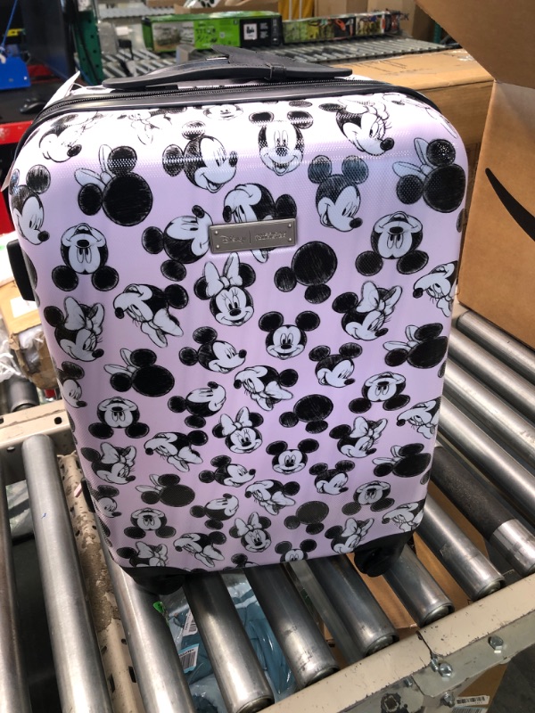 Photo 2 of American Tourister Disney Hardside Luggage with Spinner Wheels, Minnie Loves Mickey, Carry-On 21-Inch