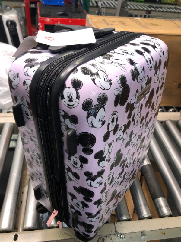 Photo 3 of American Tourister Disney Hardside Luggage with Spinner Wheels, Minnie Loves Mickey, Carry-On 21-Inch