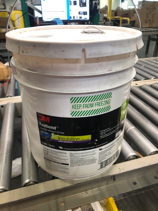 Photo 3 of 3M Fastbond Insulation Adhesive 49, Clear, 5 Gallon Drum (Pail)