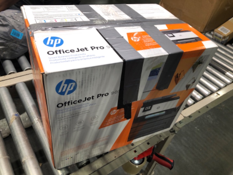 Photo 3 of HP OfficeJet Pro 9015e Wireless Color All-in-One Printer with bonus 6 months Instant ink with HP+ (1G5L3A),Gray