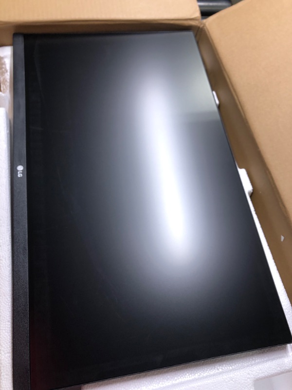 Photo 4 of LG 24MP60G-B 24" Full HD (1920 x 1080) IPS Monitor with AMD FreeSync and 1ms MBR Response Time, and 3-Side Virtually Borderless Design - Black 24 Inches