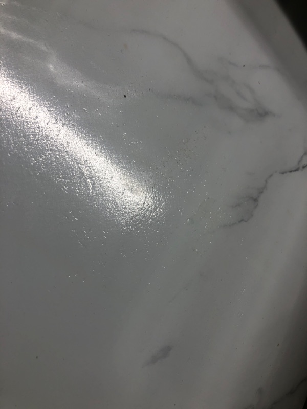 Photo 4 of 100 Pcs Self Adhesive Peel and Stick Floor Tile 12 x 12 Inch Waterproof Vinyl Flooring Tile Floor Vinyl Sticker Tiles for Kitchen Bedroom Basement Bathroom (Marble Style)