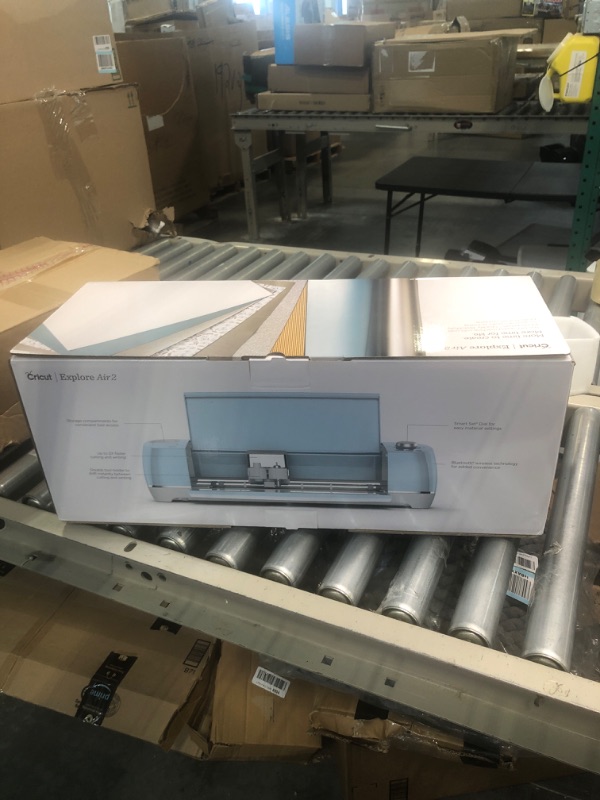 Photo 1 of Cricut Explore Air 2 - A DIY Cutting Machine for all Crafts, Create Customized Cards, Home Decor & More, Bluetooth Connectivity, Compatible with iOS, Android, Windows & Mac, Blue
