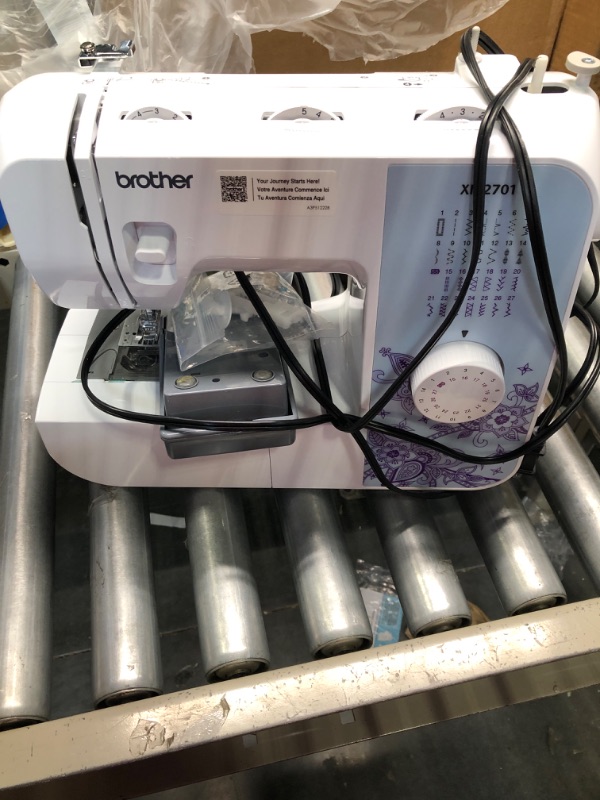 Photo 1 of Brother XM2701 Sewing Machine, Lightweight, Full Featured, 27 Stitches, 6 Included Feet