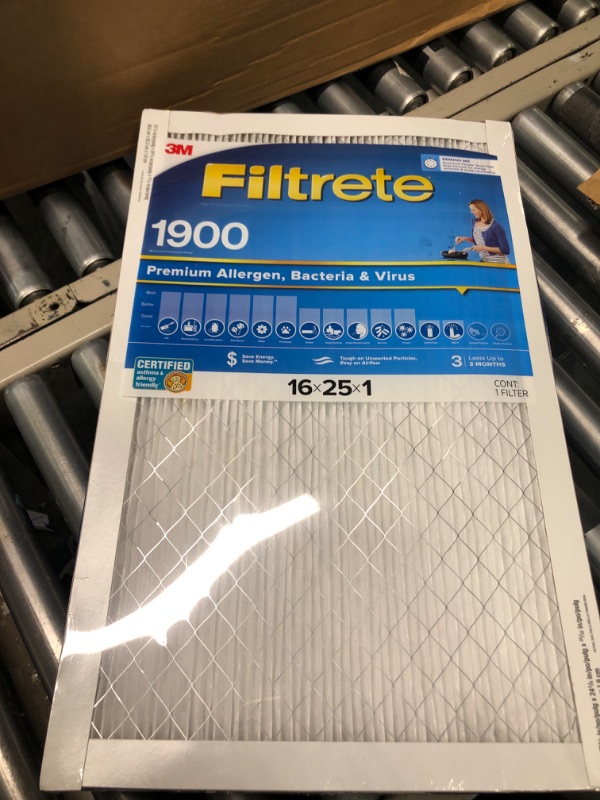 Photo 3 of 16x25x1, Ultimate Allergen Furnace Filter Air Filter, MERV 11, by 3m