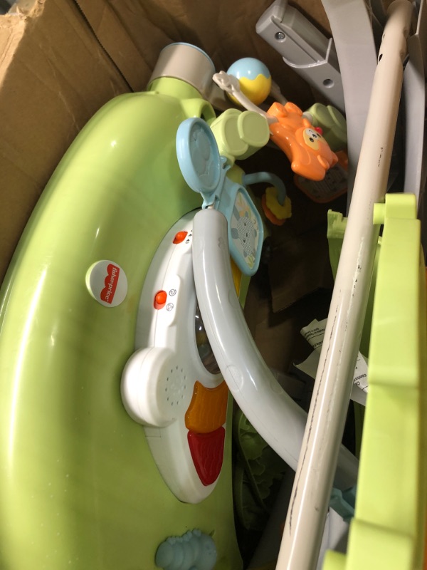 Photo 4 of Fisher-Price Jumperoo Baby Bouncer and Activity Center with Lights and Sounds, Sweet Snugapuppy SpaceSaver