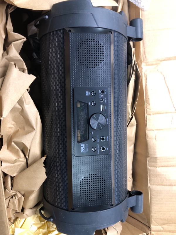 Photo 1 of Portable Bluetooth Speaker with Subwoofer, Wireless Speakers with Booming Bass, FM Radio, RGB Lights, EQ, Stereo Sound, 10H Playtime, 30W Loud Speaker for Home, Outdoor, Party, Camping, Travel