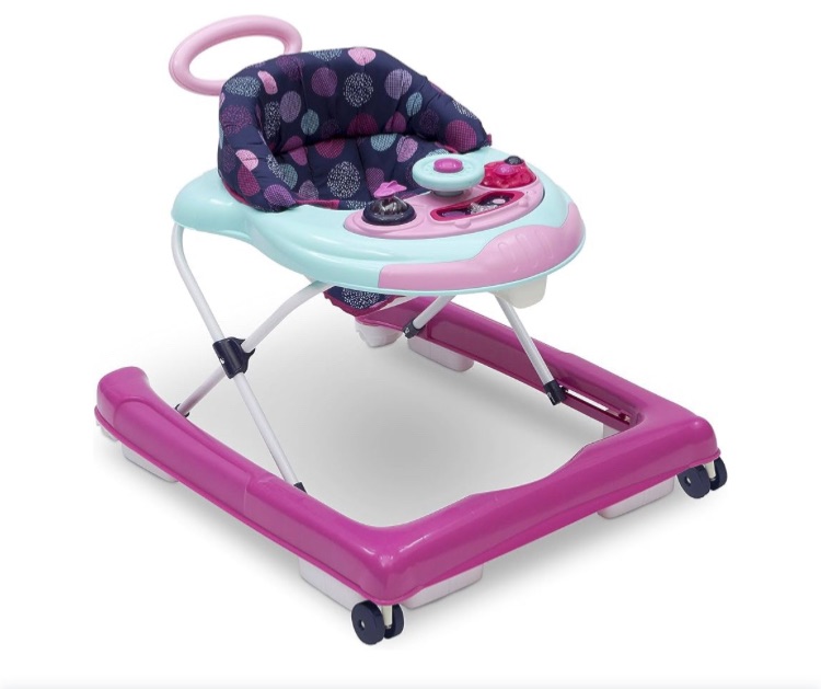 Photo 1 of Delta Children First Exploration 2-in-1 Activity Walker - with Music, Removable Play Tray, Push Walker Mode, Machine-Washable, Orbit