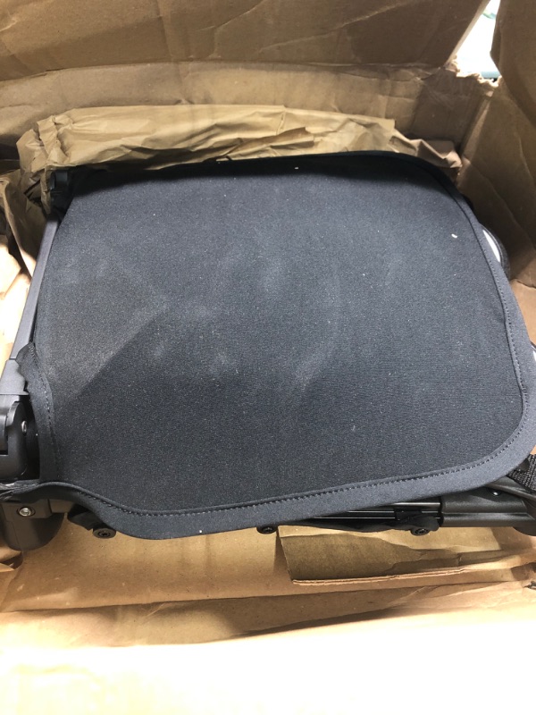 Photo 1 of gb Pockit Air All Terrain Ultra Compact Lightweight Travel Stroller with Breathable Fabric in Velvet Black
