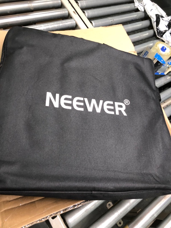 Photo 3 of *Missing tripod stand* NEEWER Ring Light Kit: 18"/48cm Outer 55W 5600K Dimmable LED Ring Light, Light Stand, Carrying Bag for Camera, Smartphone, YouTube, TikTok, Self Portrait Shooting, Black