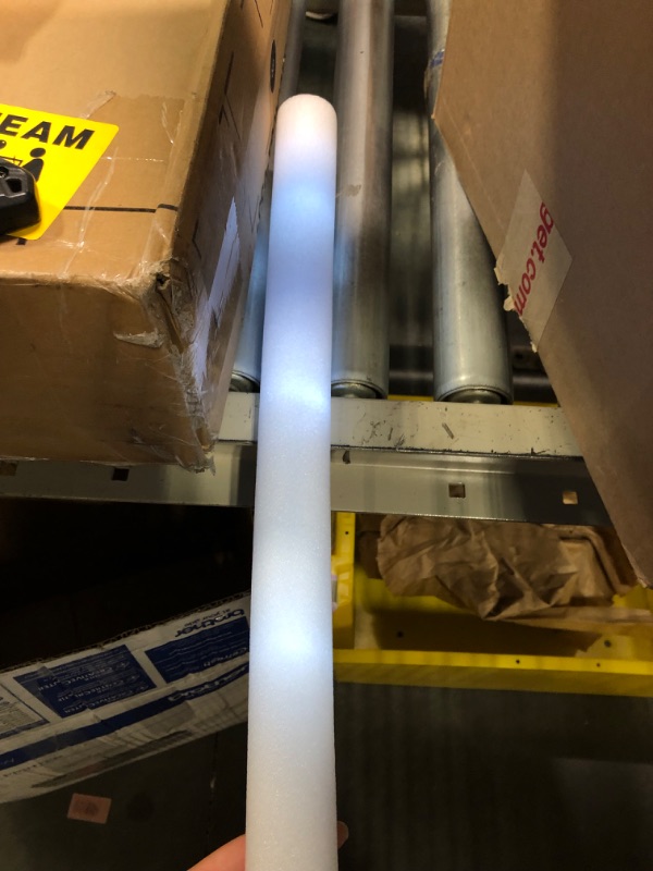 Photo 1 of 8 Pack White LED Foam Sticks
