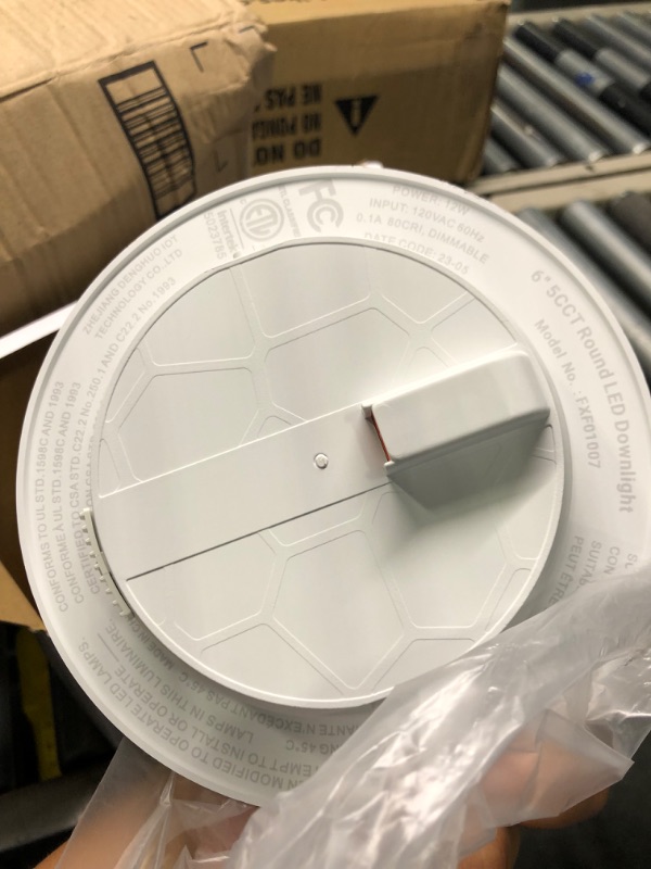 Photo 1 of 6" 5CCT Round LED Downlights 4 Pk
