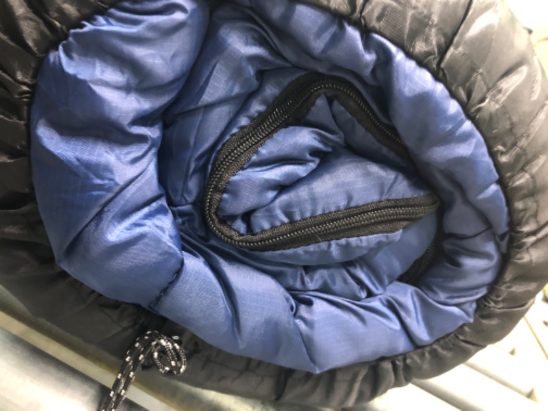 Photo 1 of AGEMORE Cotton Flannel Sleeping Bag XL for Camping, Envelope Sleeping Bags for Adults 91"X35", Great for 3-4 Season Traveling, Hiking & Outdoor Activities, Waterproof Comfort with Compression Sack