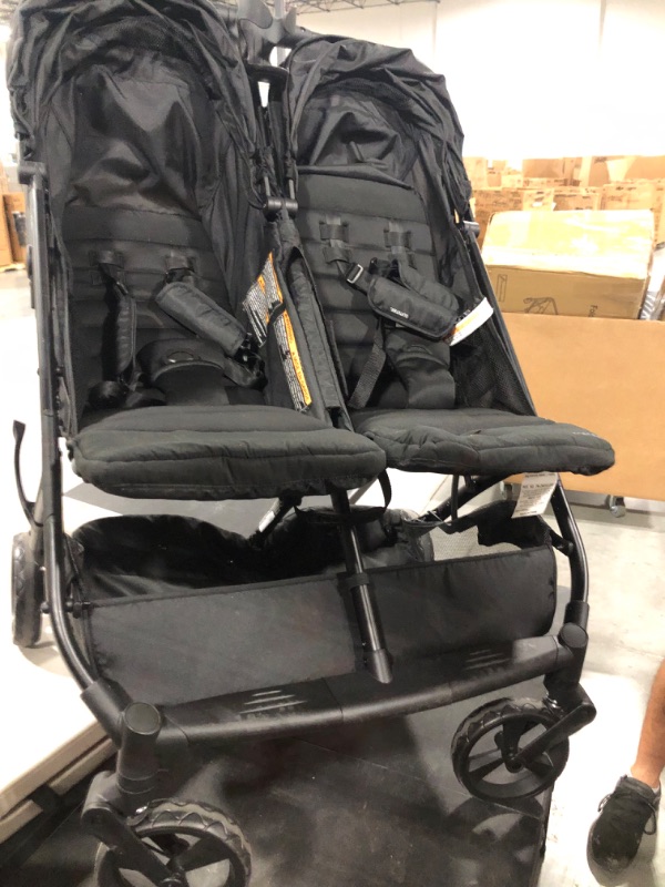 Photo 2 of 
Summer 3Dpac CS+ Double Stroller, Black – Car Seat Compatible Baby Stroller – Lightweight Stroller with Convenient One-Hand Fold, Reclining Seats