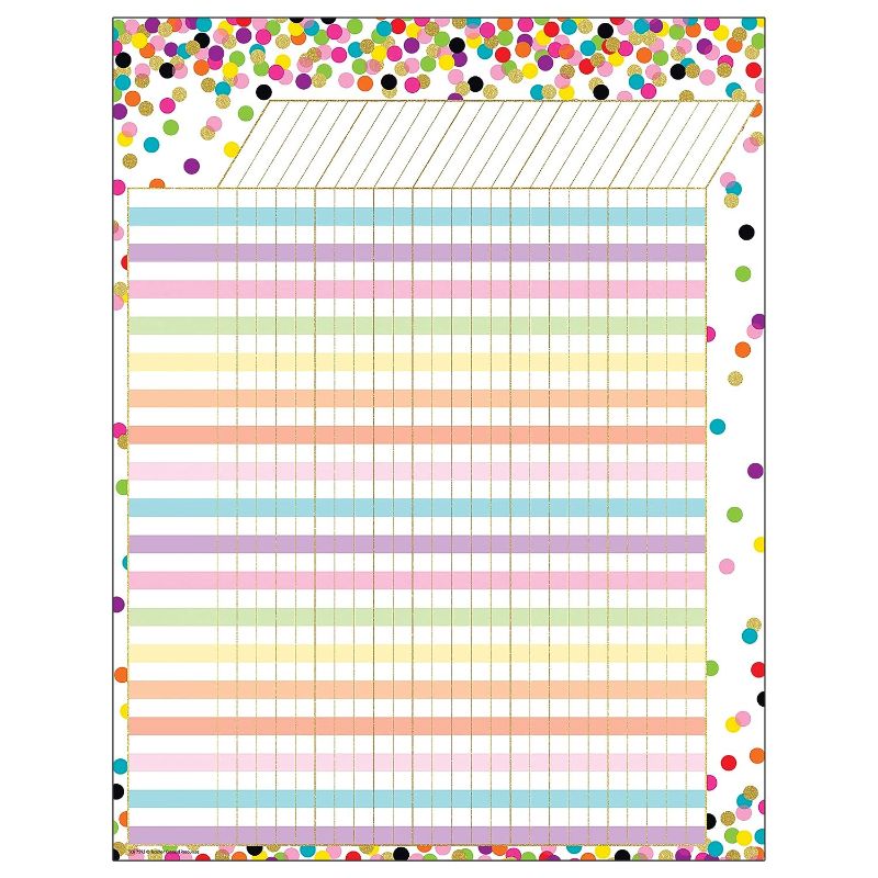 Photo 1 of Teacher Created Resources Confetti Incentive Chart 