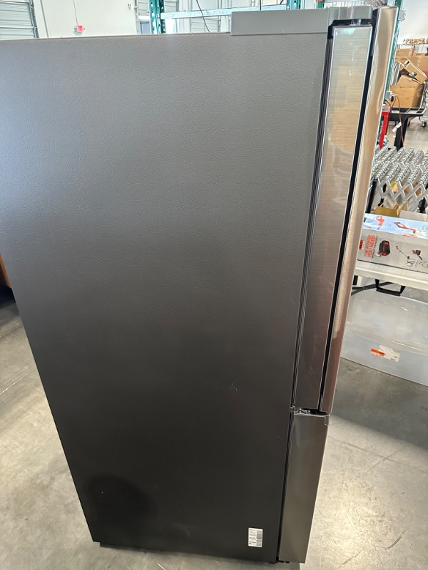 Photo 4 of Samsung 29-cu ft 4-Door Smart French Door Refrigerator with Dual Ice Maker and Door within Door (Fingerprint Resistant Stainless Steel) ENERGY STAR