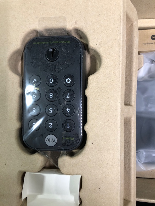 Photo 3 of Assure 2 Lock Black Suede Keyed Single Cylinder Deadbolt with Push Button Keypad and Bluetooth - YRD410-BLE-BSP