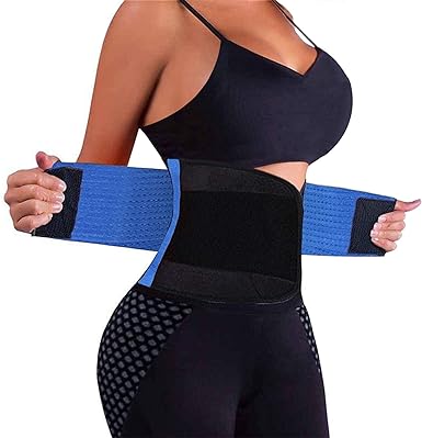Photo 1 of VENUZOR Waist Trainer Belt for Women - Waist Cincher Trimmer - Slimming Body Shaper Belt - Sport Girdle Belt (UP Graded)