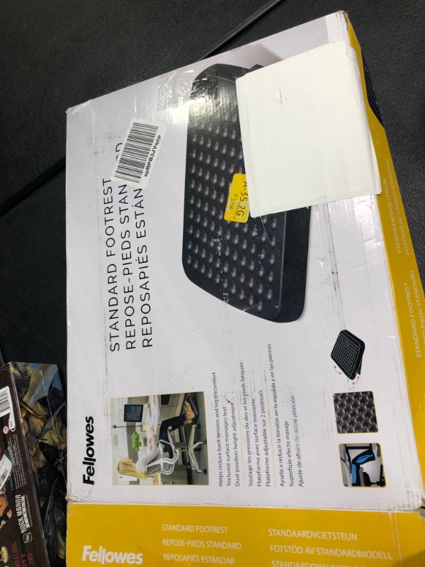 Photo 3 of Fellowes 48121 Standard Foot Rest, Graphite