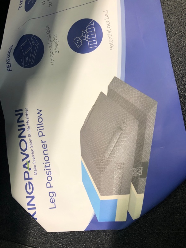 Photo 2 of Adjustable Leg Elevation Pillows for Swelling, Cooling Gel Memory Foam Wedge Pillows for After Surgery, Sciatica Back Knee Hip Ankles Pain Relief, Leg Pillows for Sleeping Blood Circulation