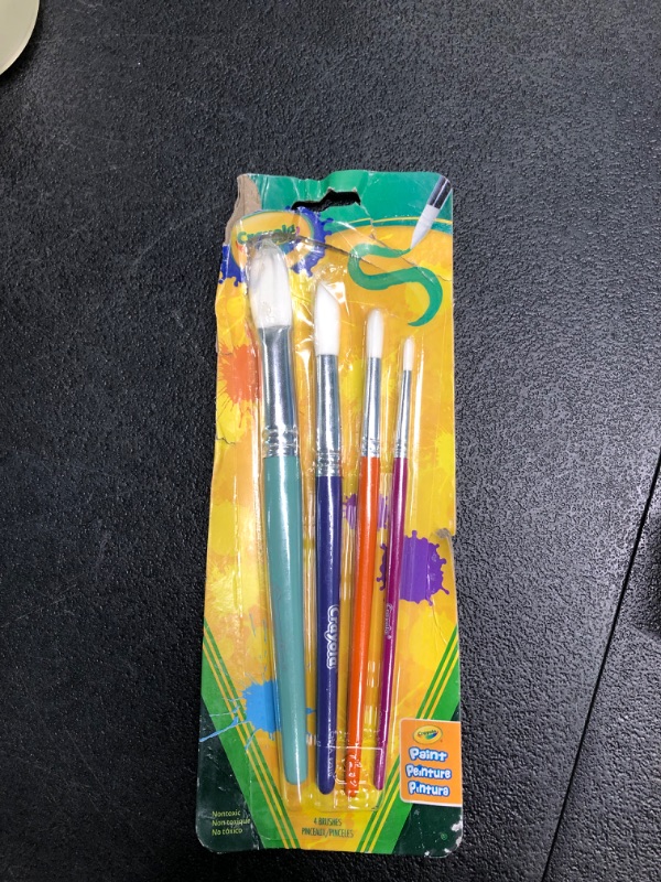 Photo 1 of Crayola 4ct Big Paint Brushes Round Tips
