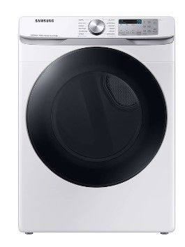 Photo 1 of 7.5 cu. ft. Smart Electric Dryer with Steam Sanitize+ in White
Samsung dve45b6300w/a3 