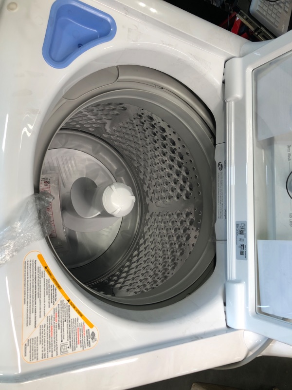 Photo 3 of LG ColdWash 4.5-cu ft Impeller Top-Load Washer (White)