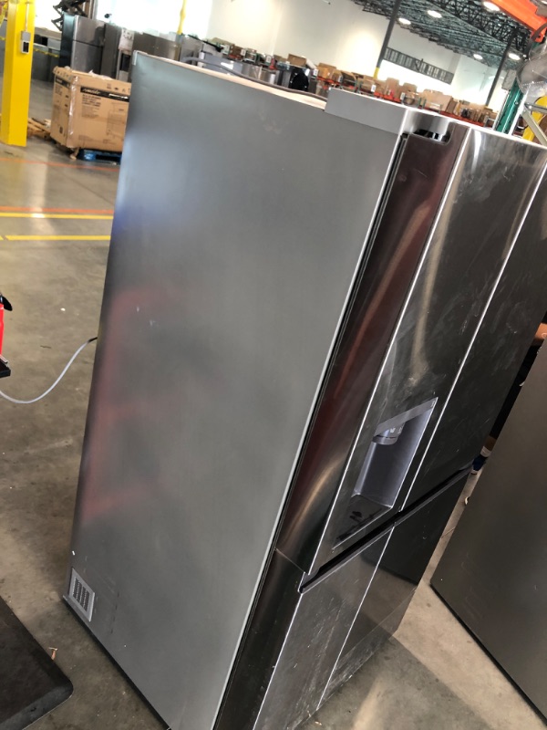 Photo 2 of LG Door in Door 27.12-cu ft Side-by-Side Refrigerator with Ice Maker (Printproof Stainless Steel)