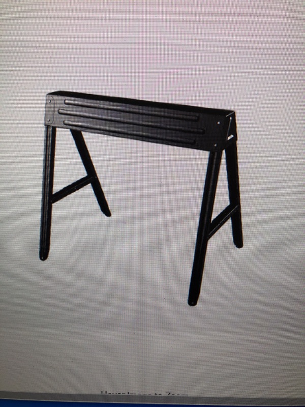 Photo 1 of 28.4 in. Steel Folding Sawhorse
