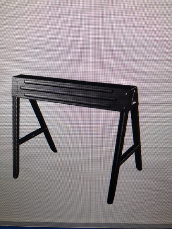 Photo 1 of 28.4 in. Steel Folding Sawhorse