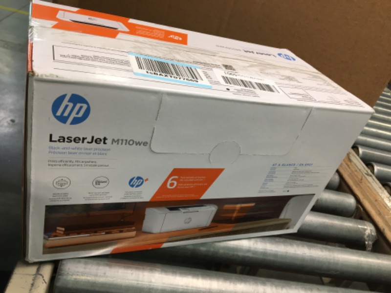 Photo 2 of HP LaserJet M110we Wireless Black and White Printer with HP+ and Bonus 6 Months Instant Ink (7MD66E) New Version: HP+, M110we