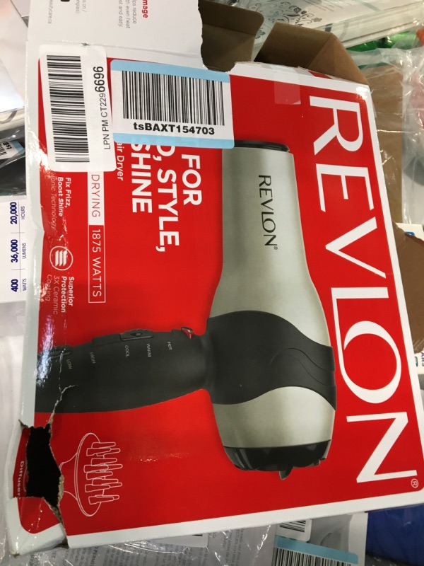 Photo 3 of Revlon Perfect Heat Volumizing Turbo Hair Dryer - 1875 Watt