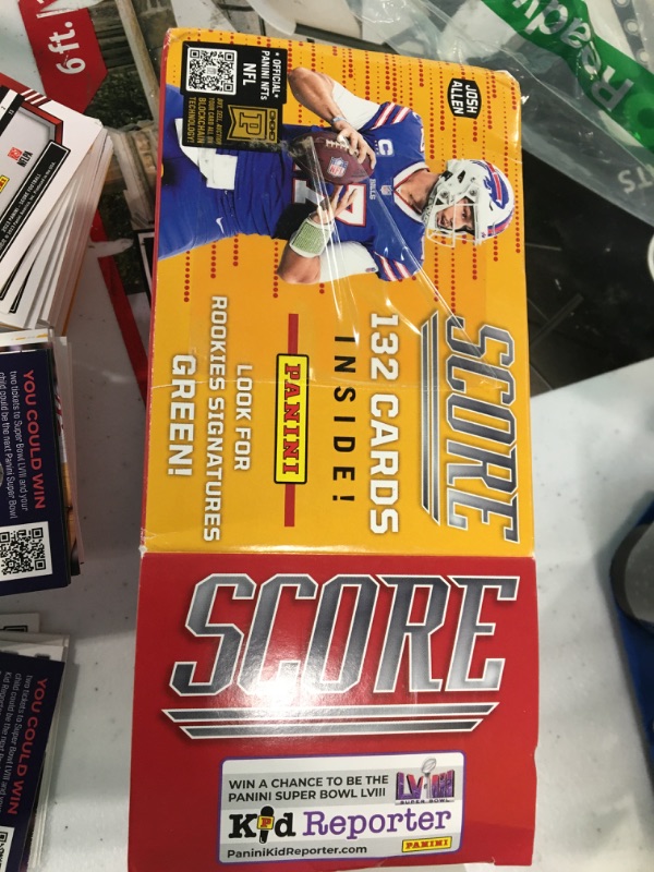 Photo 1 of 2023 Score Football Card Blaster Box (132 Cards)