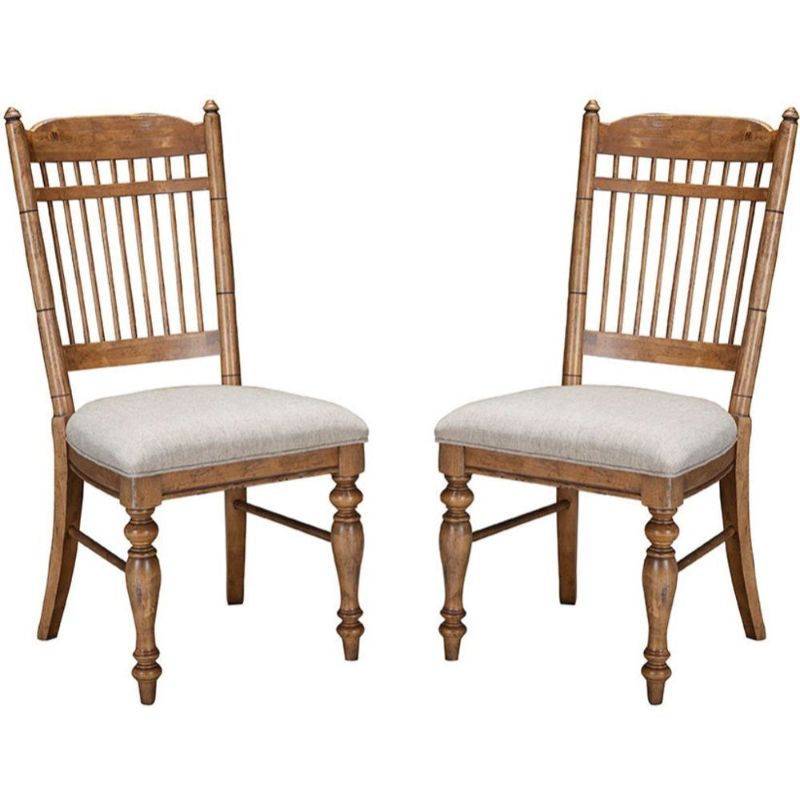 Photo 1 of Intercon Lake House Dining Chair - Set of 2, Spindle Back MSRP $332.00
