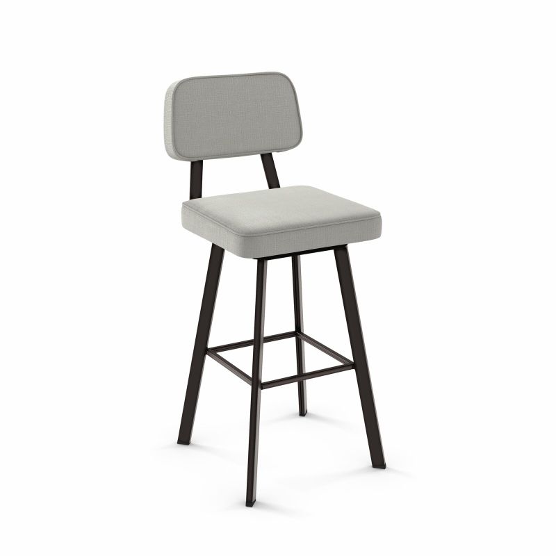 Photo 1 of Cloran Swivel Upholstered Bar & Counter Stool, Frame Material: Metal, Seat Height - Floor to Seat: 26''''
